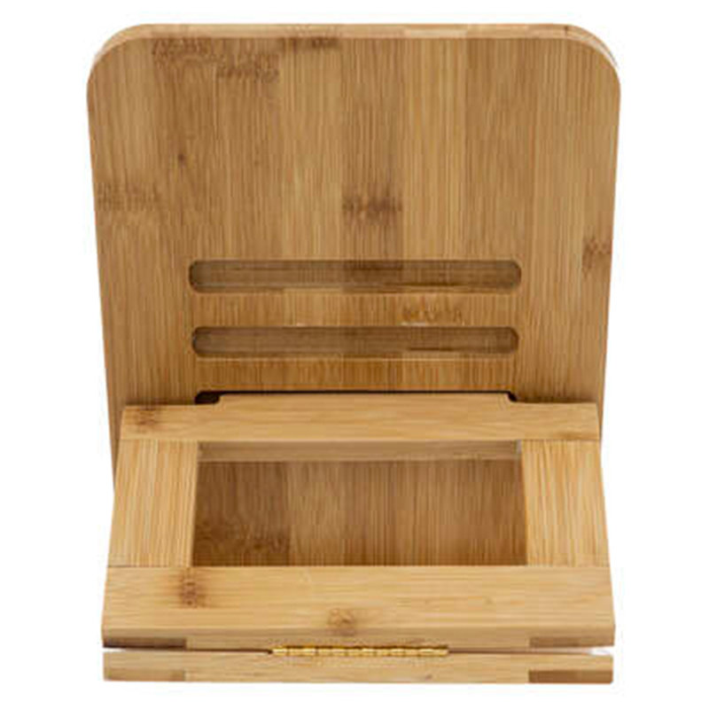 Bamboo Rectangle Cookbook Stand