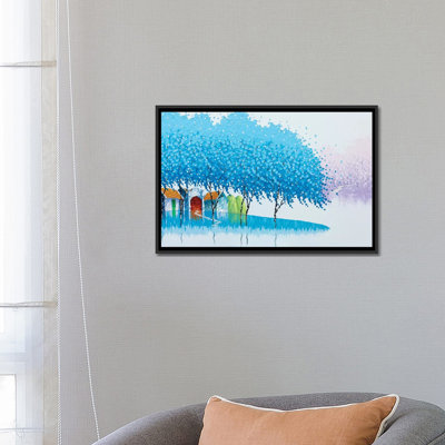 « winter landscape », impression sur toile tendue