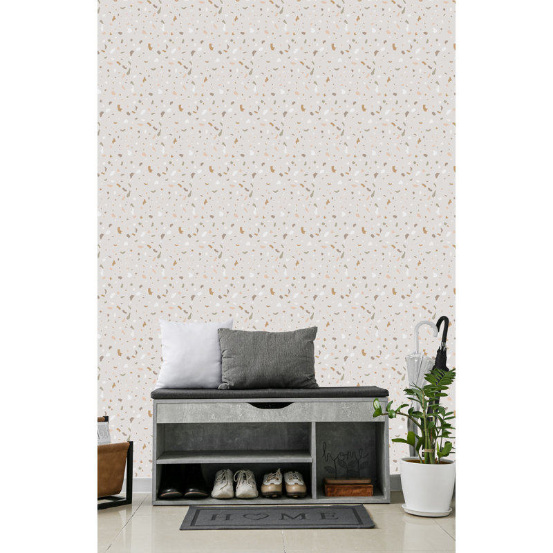 Panneau de papier peint Rahshon, L 18,75 po x L 25 po, Vinyle