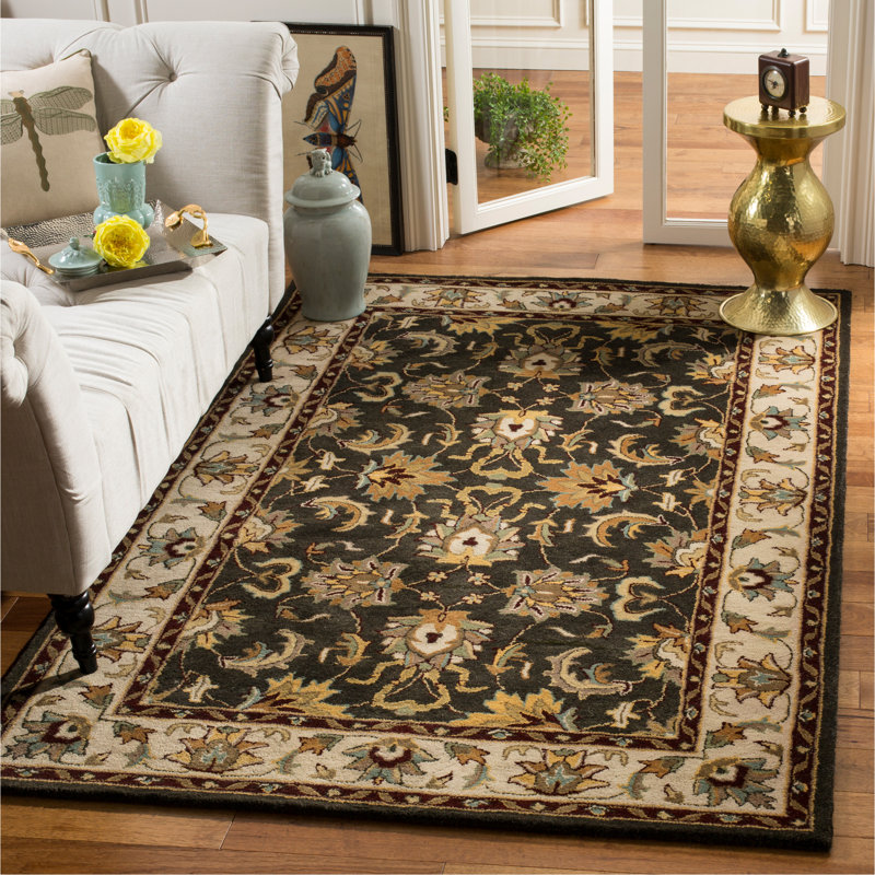 Cranmore Hand Tufted Wool Oriental Rug, Rectangle 4' x 6'