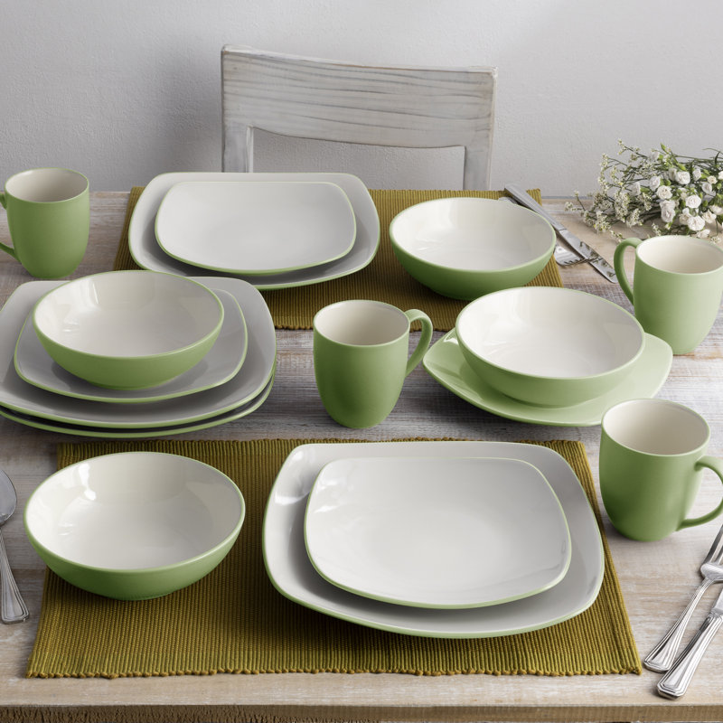 Noritake Colorwave Square Dinner Plates, 10-3/4", Apple