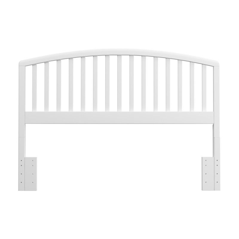 Brekke Solid Wood Headboard, Full/Queen, White