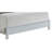 Stylish White Transitional Bedroom Bed