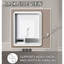Miroir de salle de bain 40 x 32