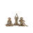 Hand Finishing Aluminum Figurine / Sculpture Decorative Object