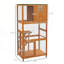 Maison pour chat polyvalente en bois avec des caractéristiques avancées pour un confort félin-1341281872