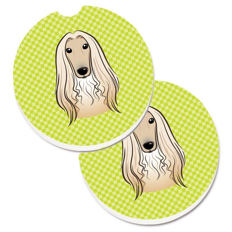 Sous-verre Retriever, Vert lime, Lévrier afghan
