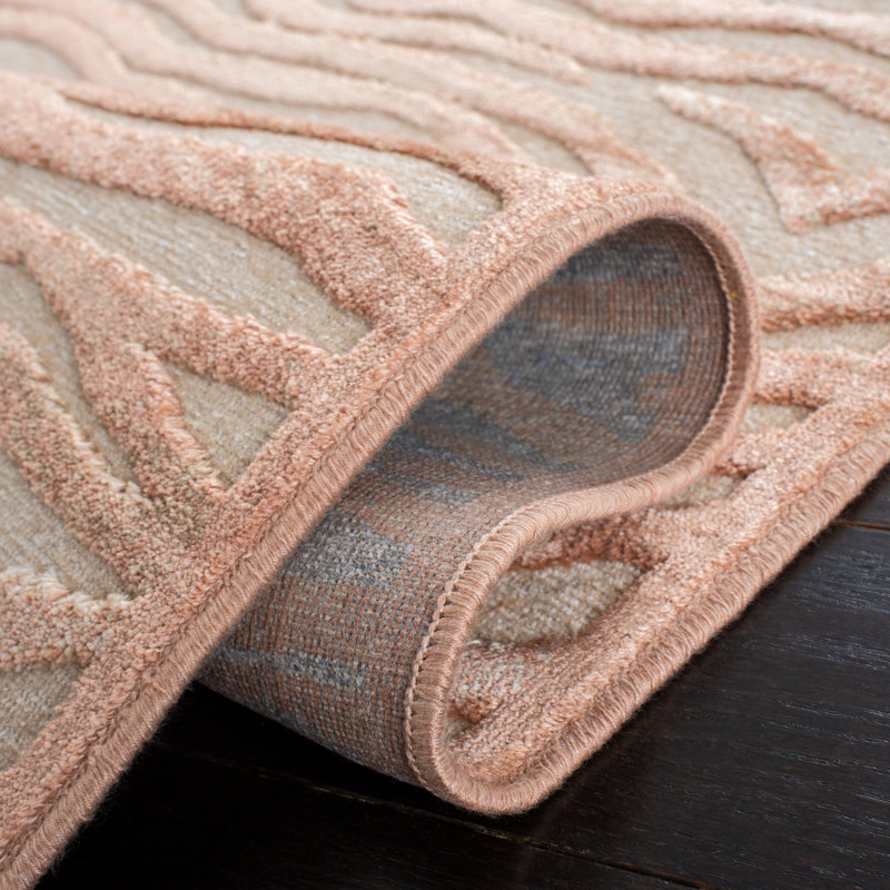 Tapis couleur chameau / crème Heie
