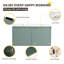 Meuble-lavabo mural simple 35,85 po avec plateau en résine Loufkens