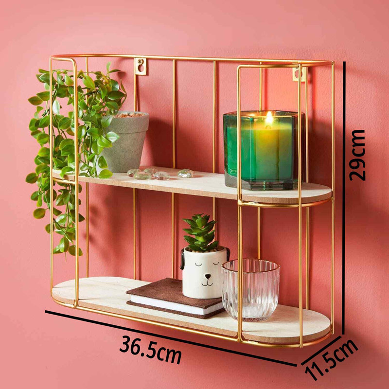 Szymanski 2 Piece Tiered Shelf