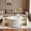 Table basse moderne avec 2 grands tiroirs Modern