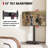 Floor-standing Horizontal And Vertical Screen Tv Stand, Up To 65 Inches-266944034