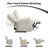 Angellie 72.4" High Back Power Reclining Sofa With USB Port (Set of 2)-99425541