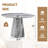 45" Round Dining Table for 4-6 People | Wooden Dining Room Table for Kitchen-958090122-958090121