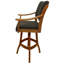 Tabouret de bar pivotant en bois Miriam-63544606-63544599