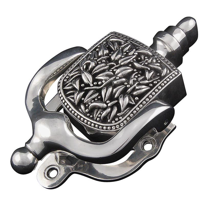 San Michele Door Knocker, Antique Silver