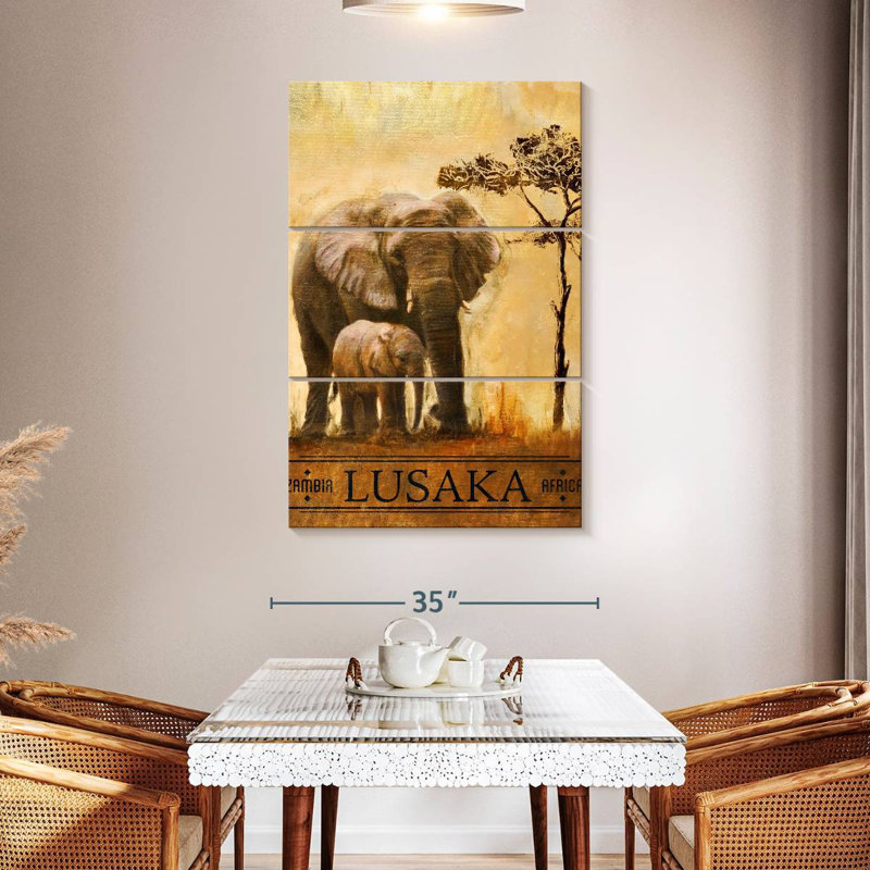 Brampt Lusaka, 50" H x 32" W