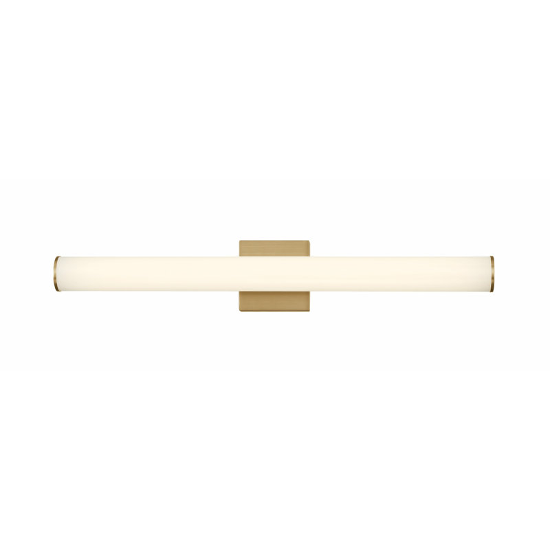 Éclairage pour meuble-lavabo rond 27W Stepridge, Doré, H 2,5 po x l 30 po x P 2,5 po