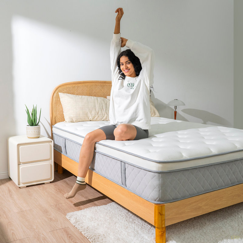 Matelas hybride à ressorts ensachés respirant Cool Cover, 14", Grand lit