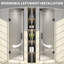 28" Wide X 72" High Pivot Frameless Double-hinged Shower Door With Clear Glass