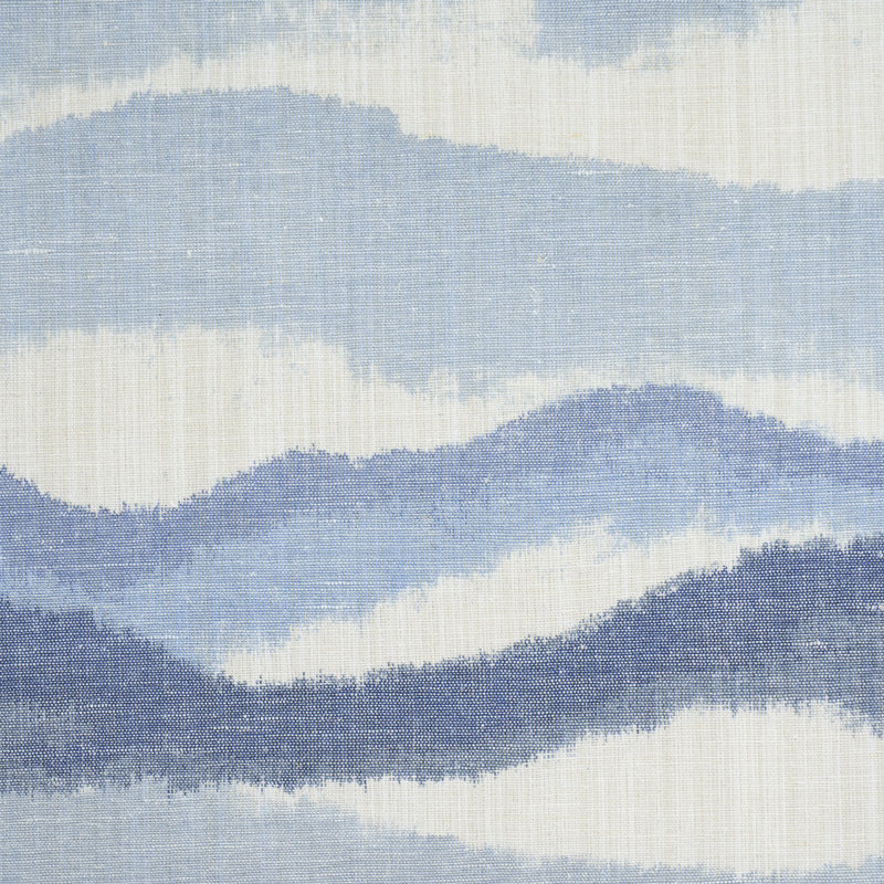 Chandler Warp Print Fabric, Lagoon
