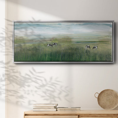 Grazing In Shandelee- Framed Canvas