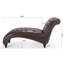 Chaise longue sans accoudoirs touffetée