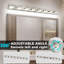 Luminaire de salle de bain à DEL à intensité variable avec têtes réglables, lumière du jour 5500K-965170872-965170876