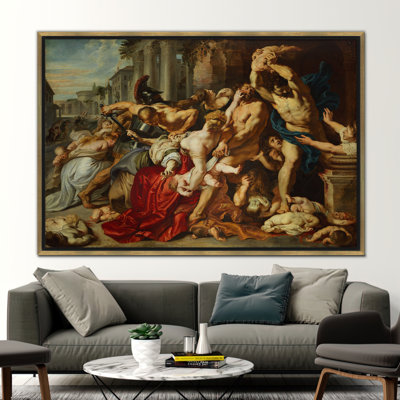 Baroque Art Massacre of the Innocents - Oil Painting Print on Canvas