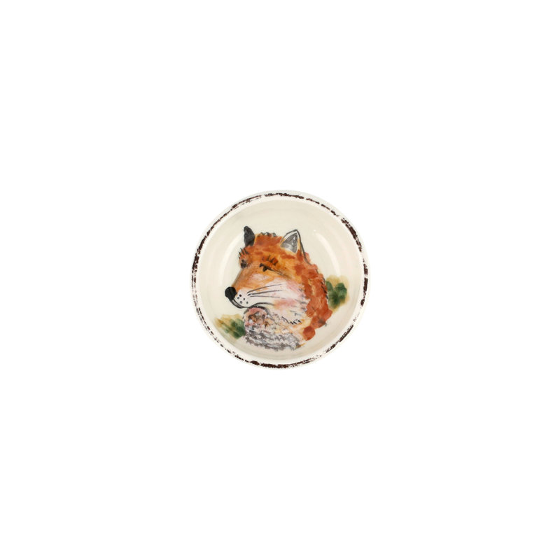 VIETRI Wildlife Terra Bianca Condiment Bowls