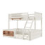 Lit superposé simple au-dessus de grand lit simple en bois massif avec panneau perforé et étagères-1802978371-1802978381