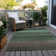 Machine Washable Indoor/Outdoor Cinead ACN1569 Green Rug