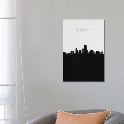 Jersey City, New Jersey Skyline by Ayse Deniz Akerman - Wrapped Canvas Gallery-Wrapped Canvas Giclée