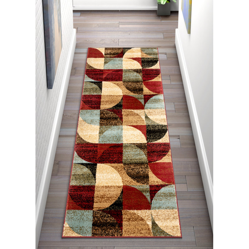 Carleene Geometric Indoor Rug, Runner 2'3" x 7'3"