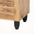 Alpine 3-Door Shoe Cabinet in Oak Brown Finish, 26.01'' H X 44.64'' W X 13.1'' D