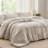 Bedsure Grid Boho Duvet Cover  Tufted Boho Bedding Set, 3 Pieces  Home Bedding for All Seasons-105311138-105311142