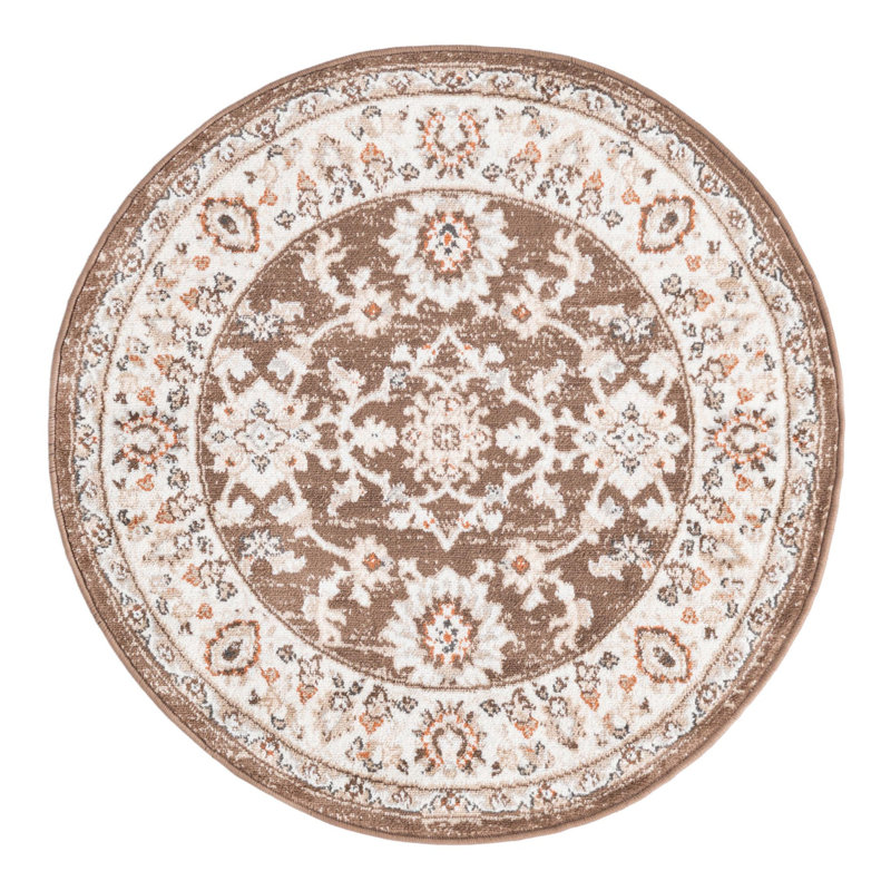 Charlotte Floral Indoor Rug, Round 3'