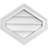 Vertical Peaked Surface Mount Signature Urethane Non-Functional Gable Vent 8/12 Pitch Primed Tan-101820462