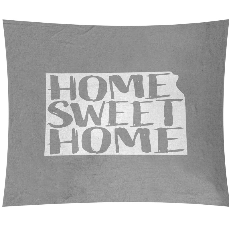 Tapisserie murale kansas doux pour la maison, H 27,5 po x l 37,5 po, Gris