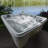 Trend 5-Person 28-Jet 54-Port Lounger Plug and Play Hot Tub Spa with Stainless Steel Heater, Digital Control, LED Lighting, Insulated Cover Included, Made in USA