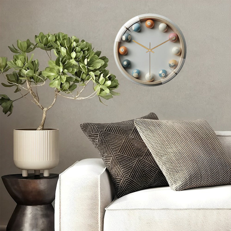 Horloge murale 12 po