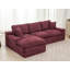 Canapé modulaire Cloud rembourré 107,9 "avec coussin double couche et poches latérales-1423135229