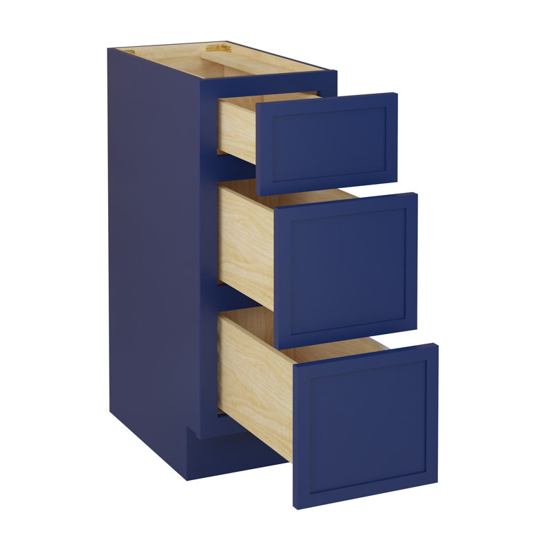 Base de meuble-lavabo simple 12 po seulement, Bleu