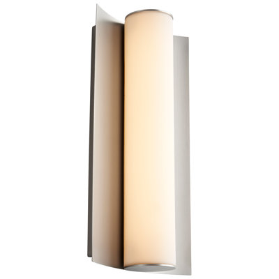 Garrus Steel LED Armed Sconce