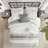 6 Piece Cotton Jacquard Oversized Comforter Set