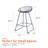 Ellis 25" Counter Bar Stool-70706430