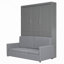 Grand lit escamotable mural avec coussin-1357488088