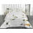 Farmhouse / Country Polyester Floral Coverlet