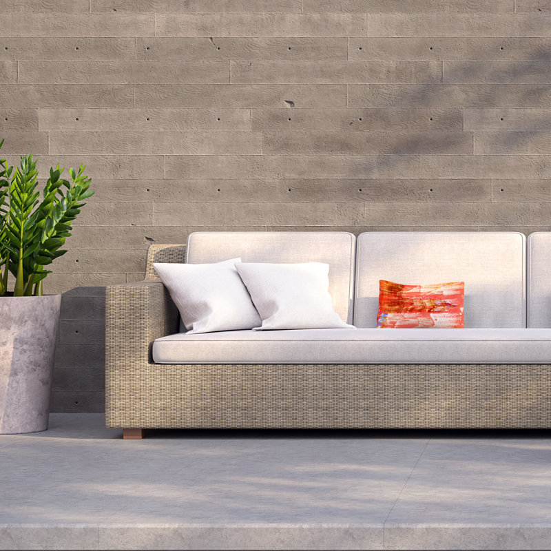 Indoor / Outdoor Square Cushion, 45cm H x 45cm W x 7cm D
