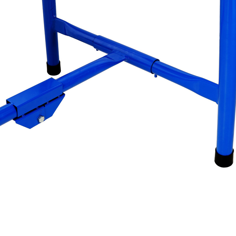 Banc de travail pliable, banc pour outils d'atelier, table d'assemblage de table de montage, capacité de charge de 660 lb, pour atelier, garage, bleu